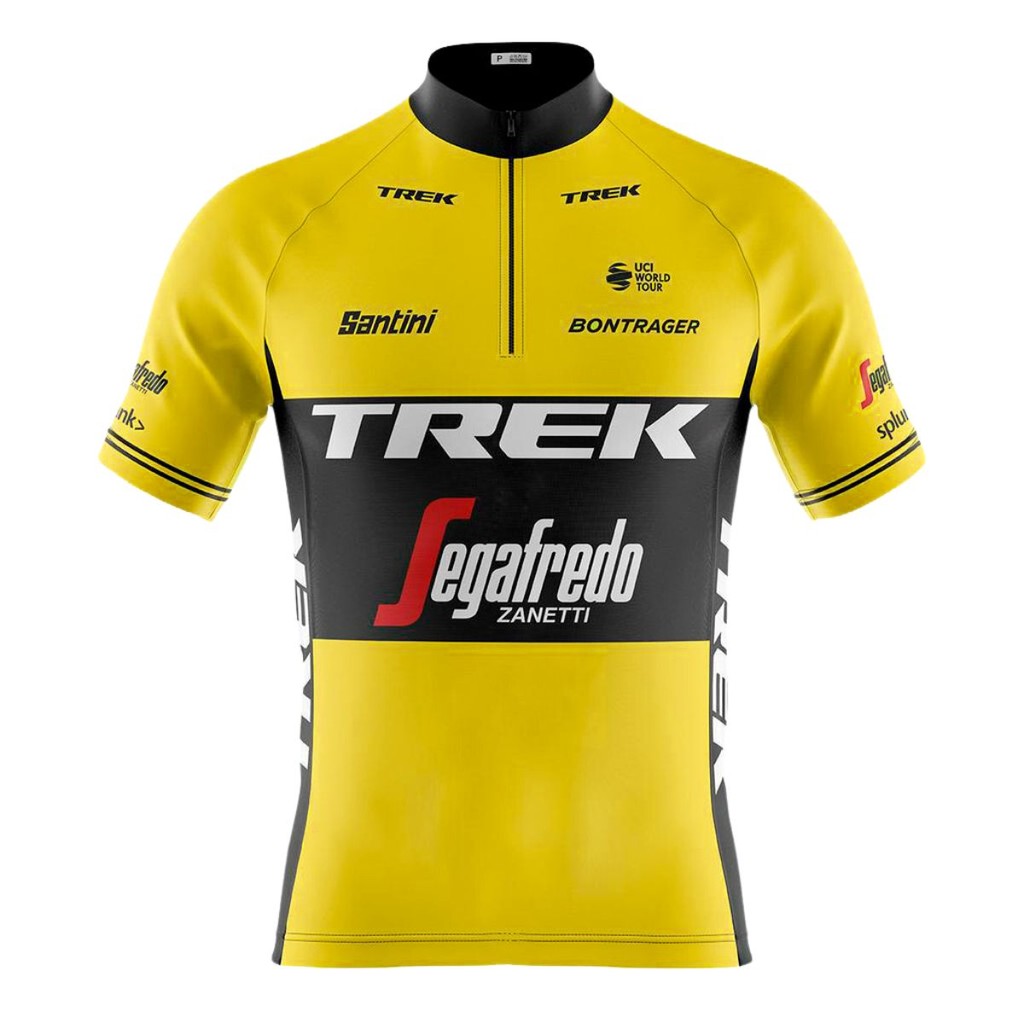 CAMISA CICLISMO  MASCULINA MANGA CURTA TREK AMARELA 69