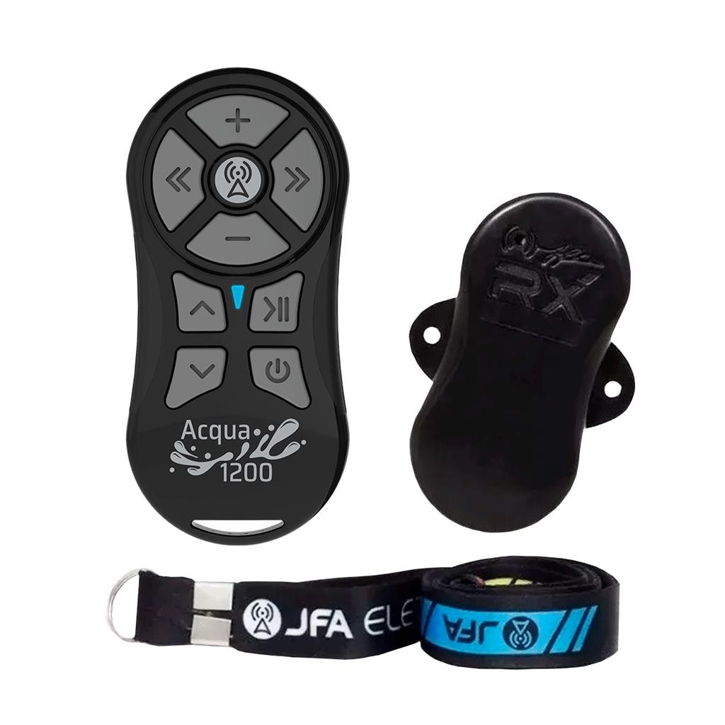 Controle Jfa Longa Distância Universal K1200 Acqua Resistente a Água Preto em Oferta na Shopee