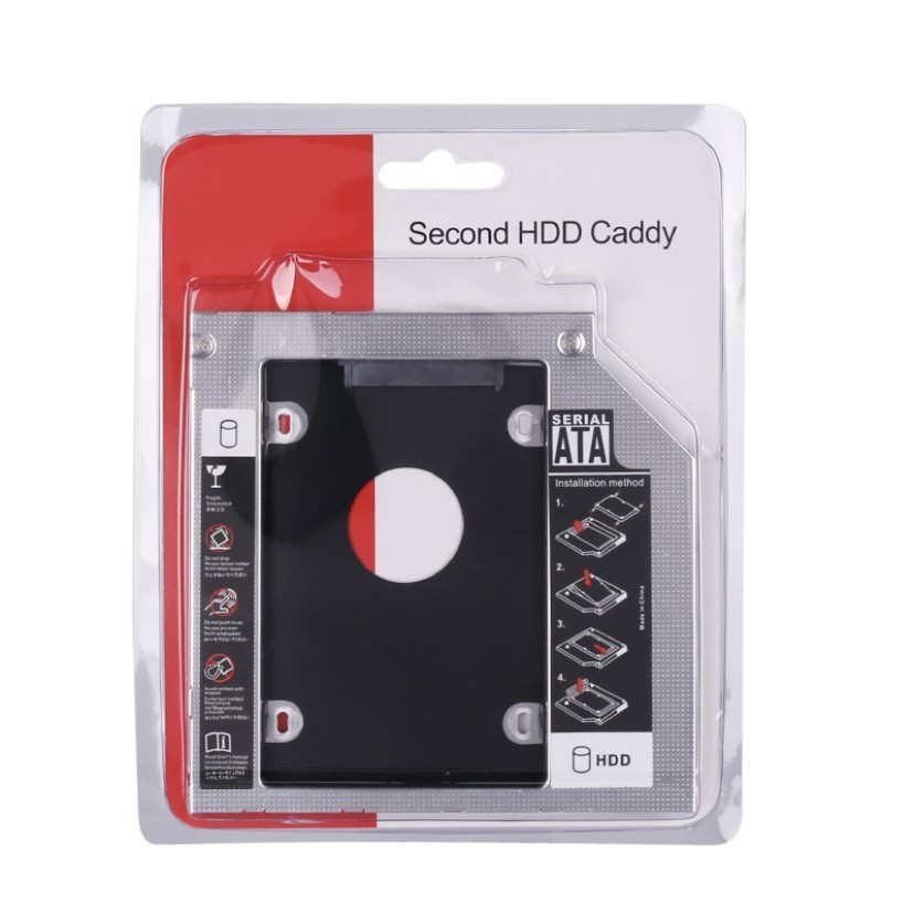 Adaptador Case 12,7mm Segundo Hd Ssd Sata P/ Notebook Drive em Oferta na Shopee