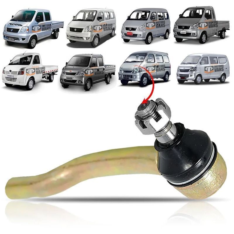 TERMINAL DE DIREÇÃO TOWNER HAFEI CHANGAN CHANA EFFA START FOISON RELY PICK UP 2008 A 2013 LADO ESQUERDO - HFJ3003210CA /