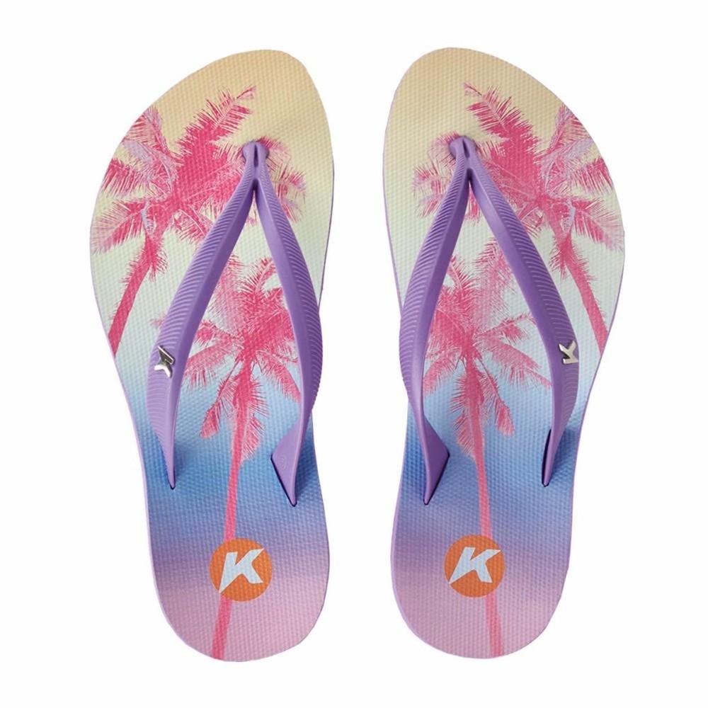 Chinelo Kenner Ibiza Hawaii Feminino - Roxo e Rosa - Women Shoes