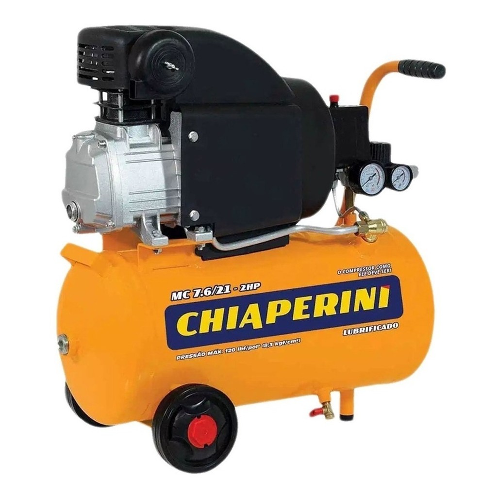 Compressor De Ar Elétrico Chiaperini Mc 7.6/21-2hp 127v em Oferta na Shopee