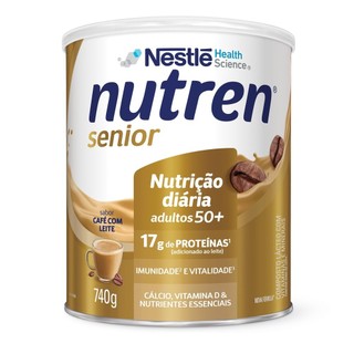 Nutren Senior Complemento Alimentar Café com Leite 740g em Oferta na Shopee