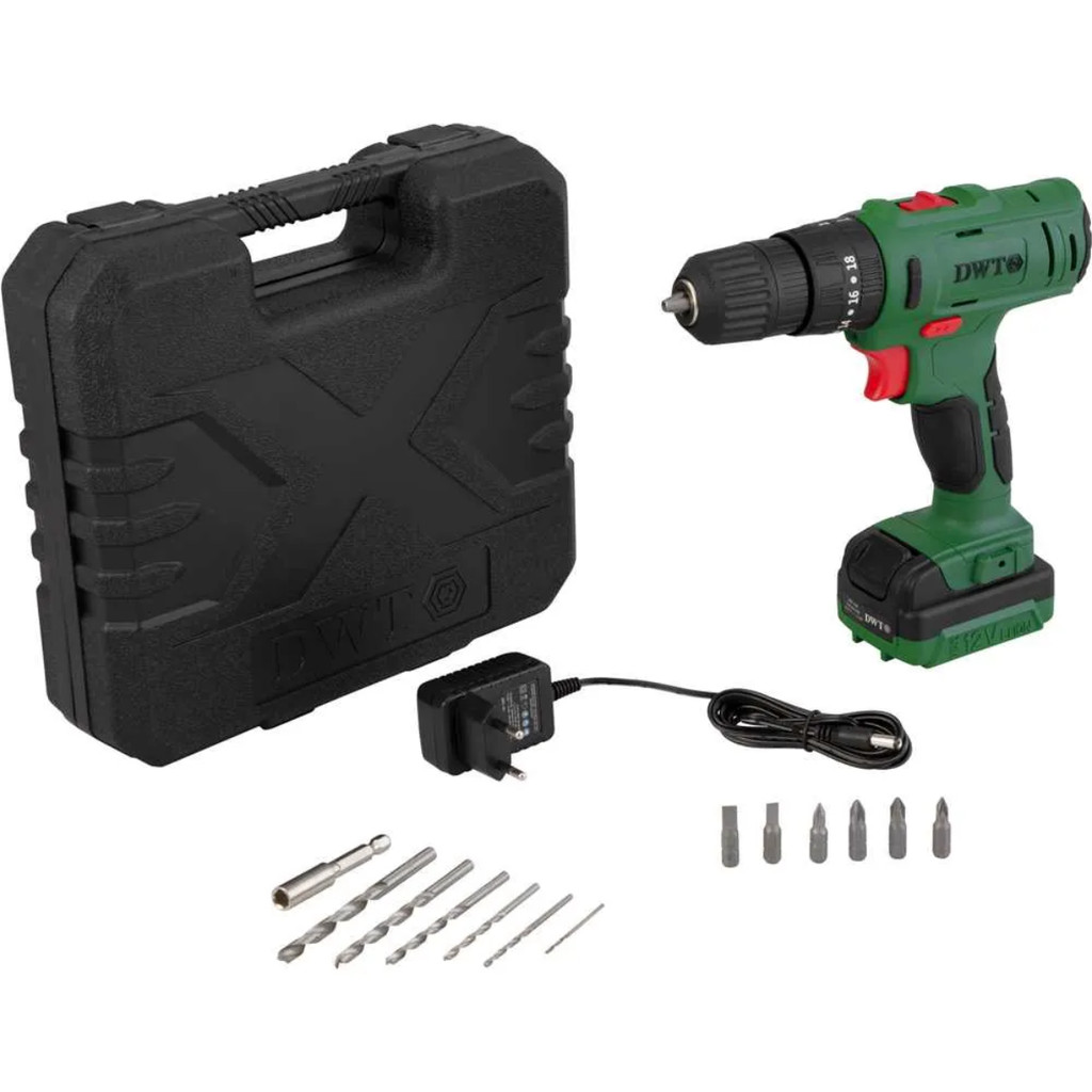 Furadeira com Impacto a Bateria 12V DWT PFD120I 1,3Ah Compacta e Potente