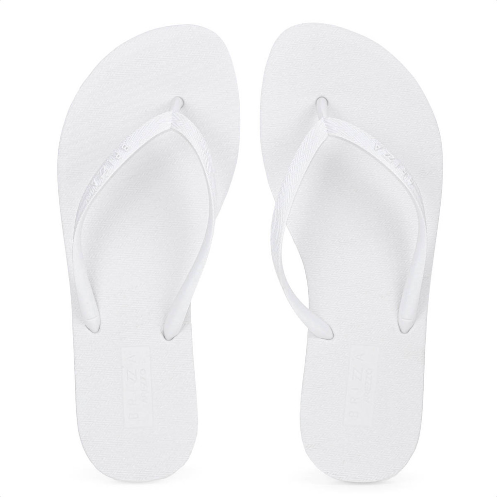 Chinelo Brizza Arezzo Essential Branco - Feminino