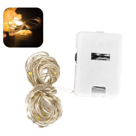 Kit com 200 Fios de Fada 2 Metros Led Para Decoração Festa Arte Presente  Ambiente Decorado Charme Baterias em Oferta na Shopee