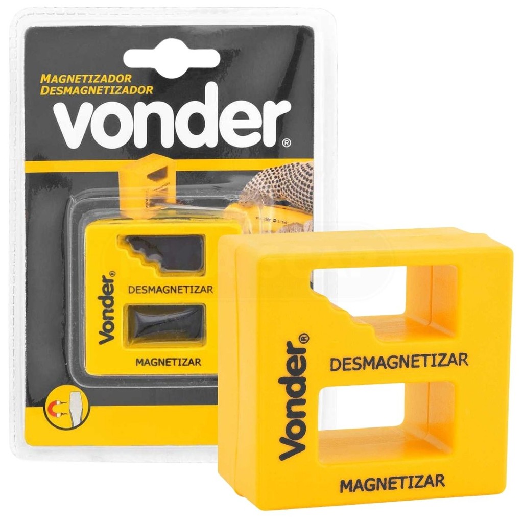 Magnetizador Suporte Imantador para Bits de Parafusadeira, Chaves de Fenda e Philips - Vonder