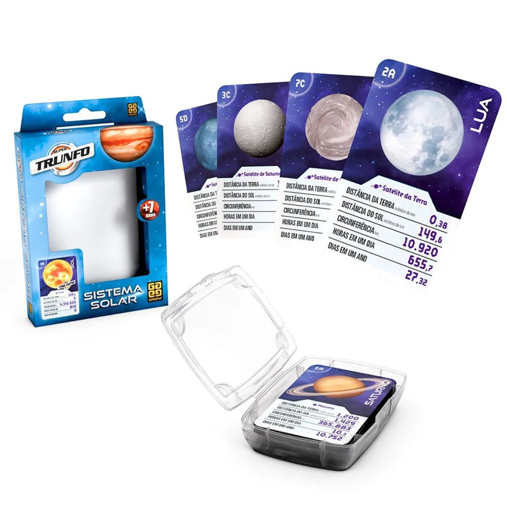 Jogo Super Trunfo Sistema Solar 04753 - Grow em Oferta na Shopee