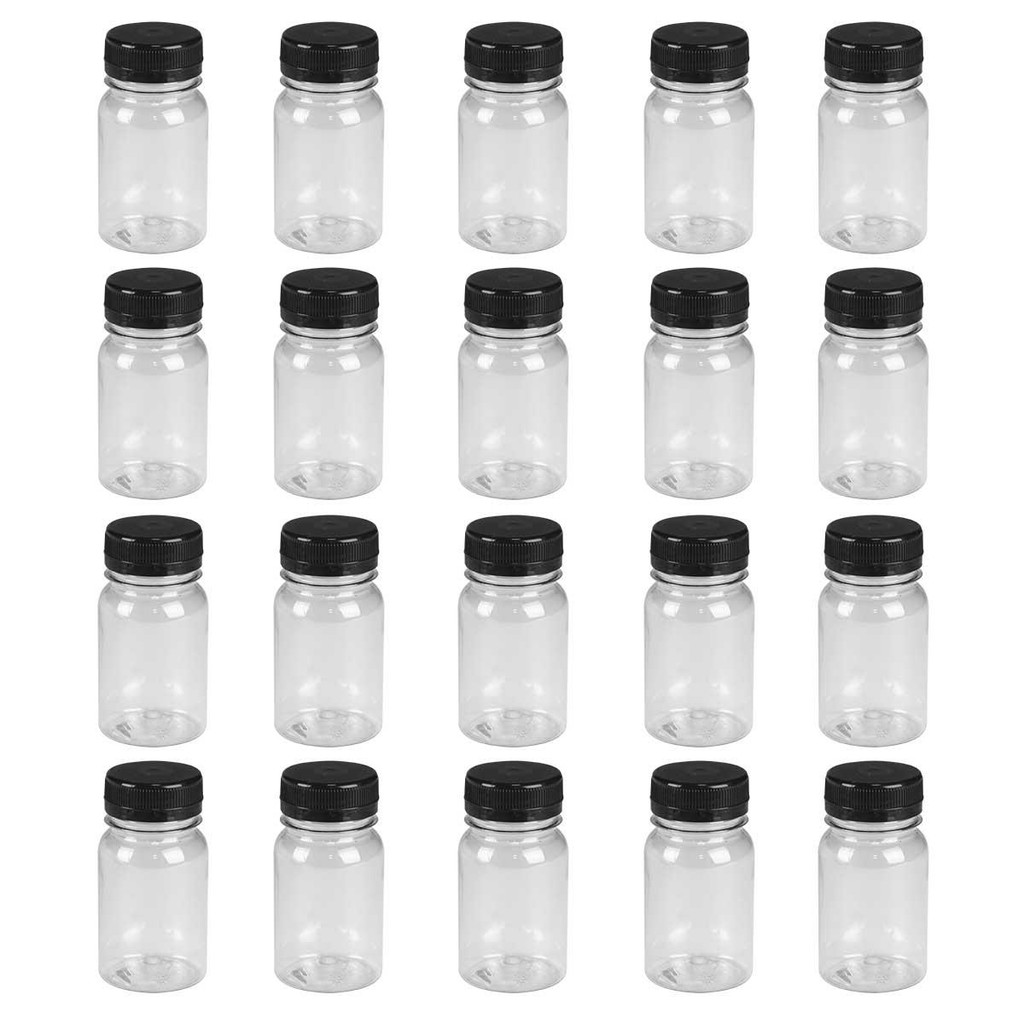 Kit 20un. Frascos 80ml Plastico com Tampa Rosqueavel Ar15 Sport em Oferta na Shopee