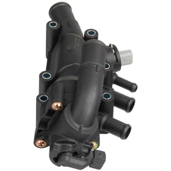 VÁLVULA TERMOSTÁTICA COM CARCAÇA FORD KA 1.0 1.6 8V FLEX - 2008 A 2013 COURIER 1.6 FLEX - 2007 A 2013
