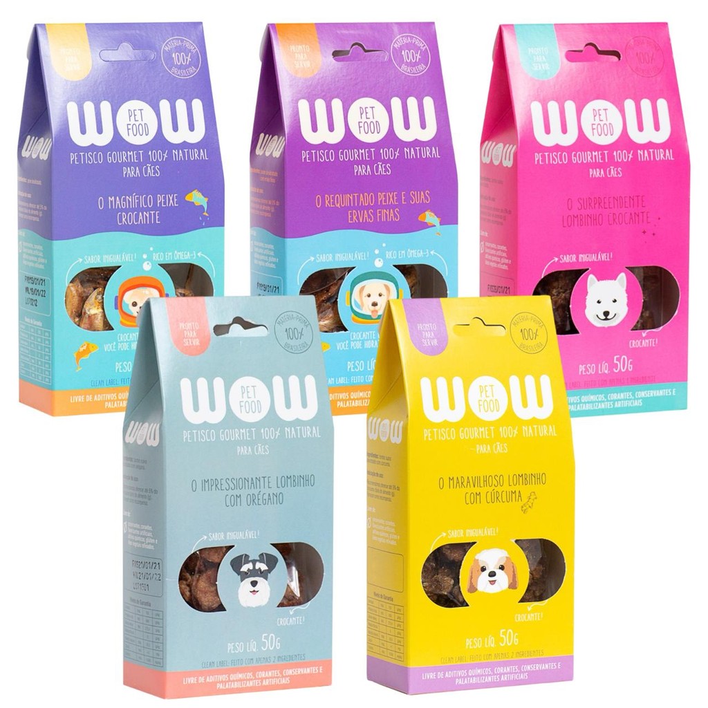 Kit Petisco WOW - Cachorros (5 unidades)