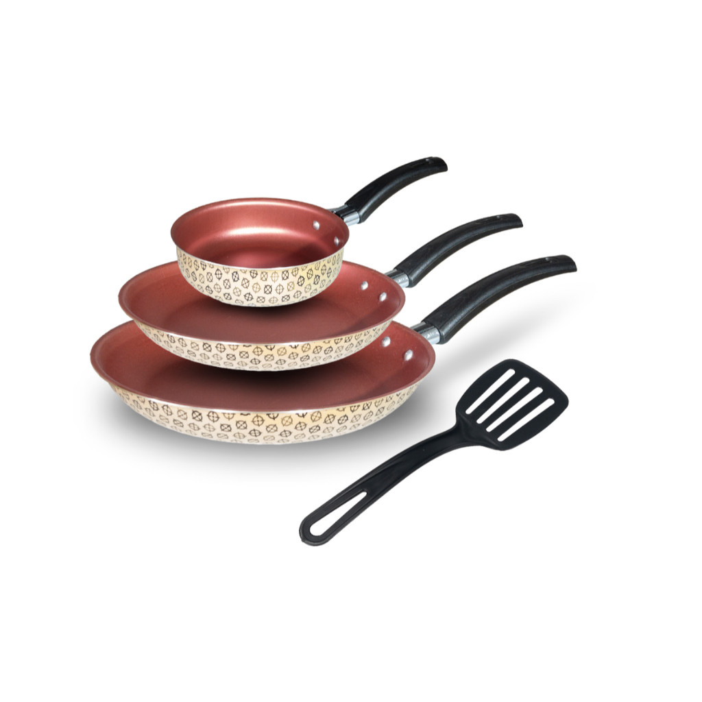 Imagem Jogo De Frigideira Teflon Antiaderente 3 Peças