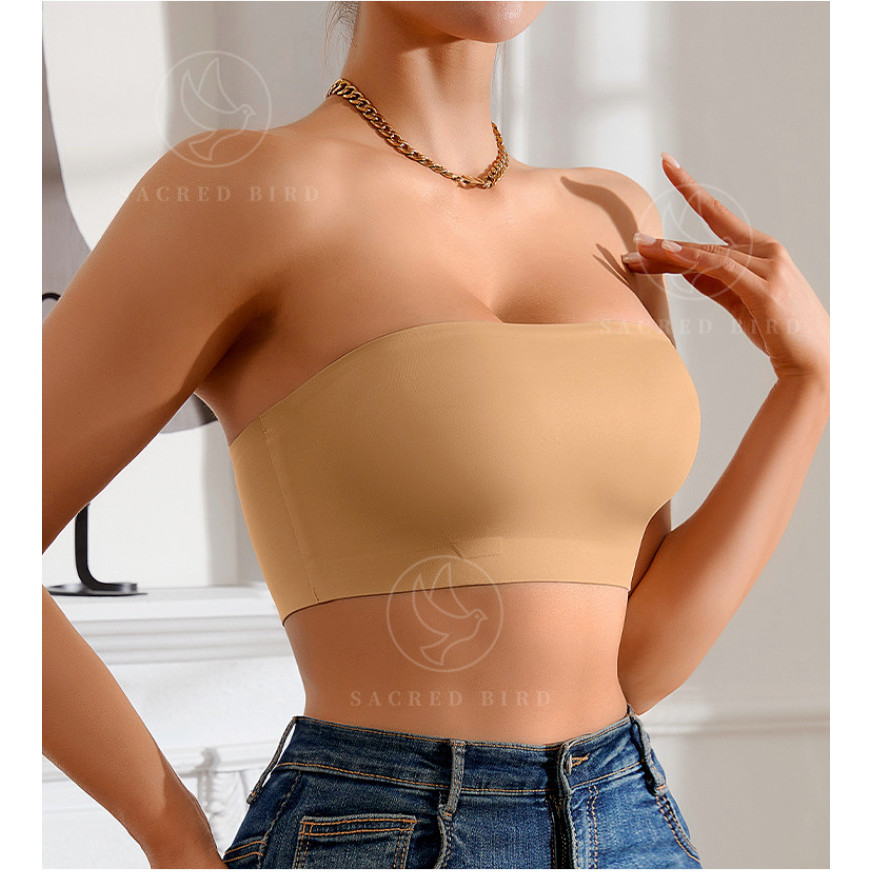 kit com 3 sutia topi faxa sem custura em Oferta na Shopee