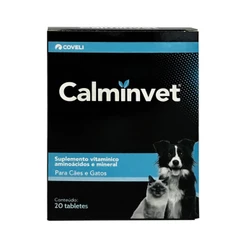 Calminvet Para Cães e Gatos Fitoterápico 20 Comp. - Coveli