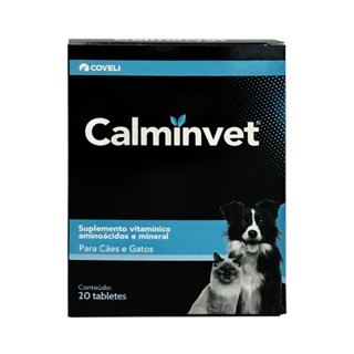 Calminvet Para Cães e Gatos Fitoterápico 20 Comp. - Coveli em Oferta na Shopee