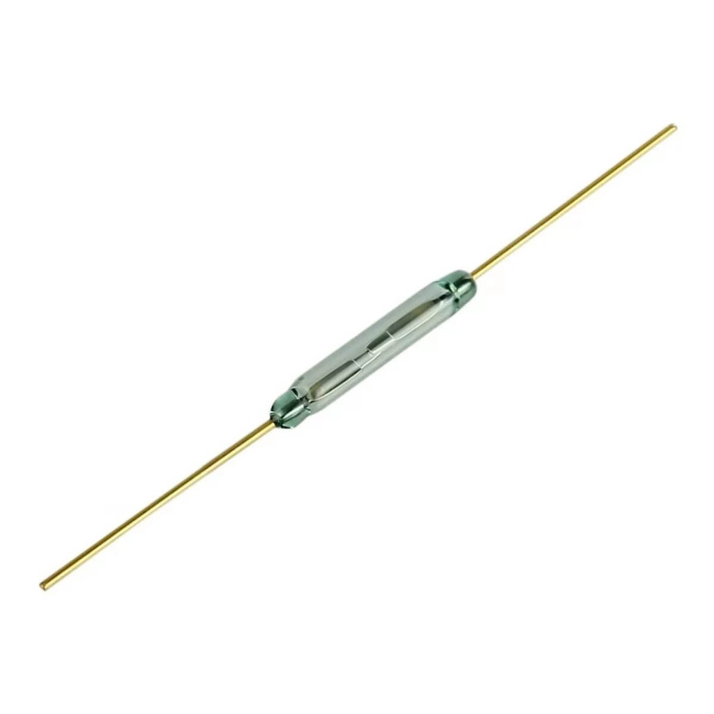 Ampola Sensor Magnético Reed Switch Dourado