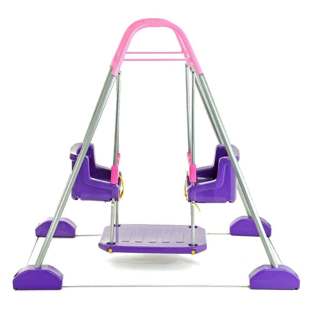 Balanço Infantil 2 Cadeiras Com Estrutura Jundplay em Oferta na Shopee