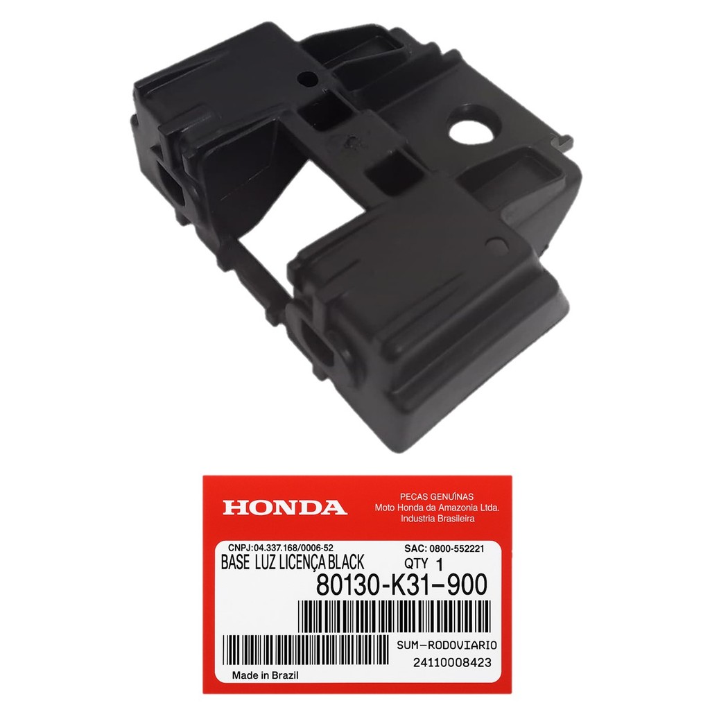 Base Luz De Placa Licença Honda Cb 250F Twister 2016 a 2022 em Oferta na Shopee