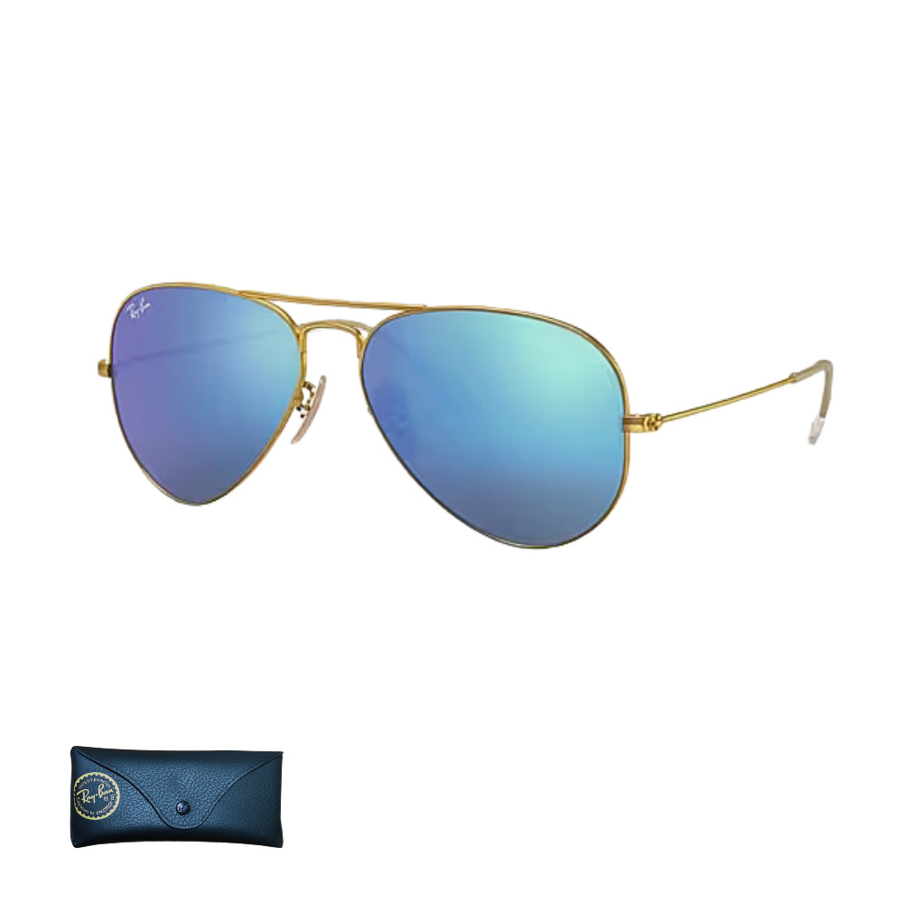 Óculos De Sol Ray Ban Aviator Flash Lenses RB3025 Tamanho 58