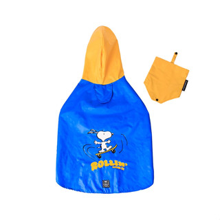 Capa de Chuva Snoopy Rollin Azul Tamanho:M para caes e gatos em Oferta na Shopee
