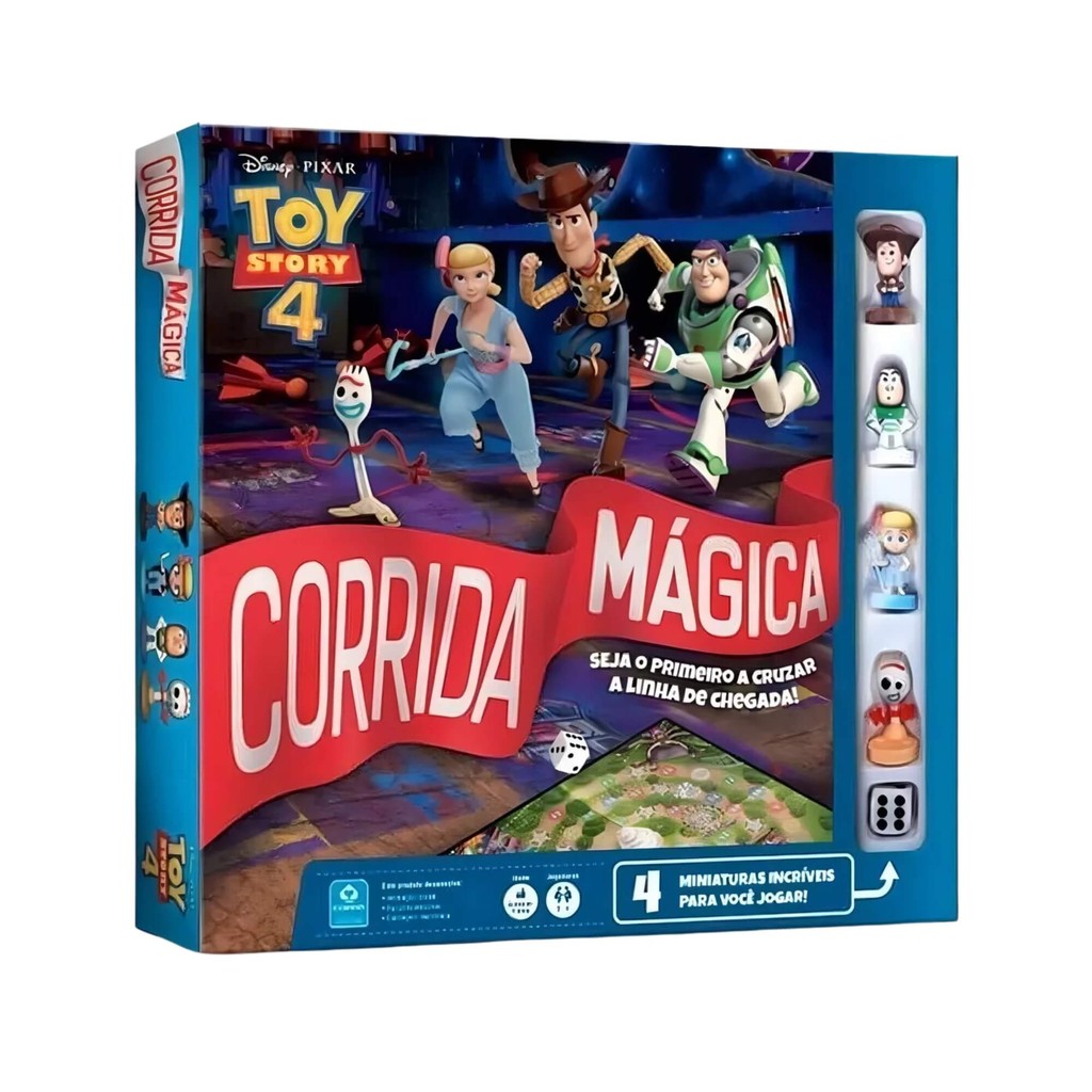 Jogo de Tabuleiro Corrida Mágica Toy Story Copag - 35472 em Oferta na Shopee