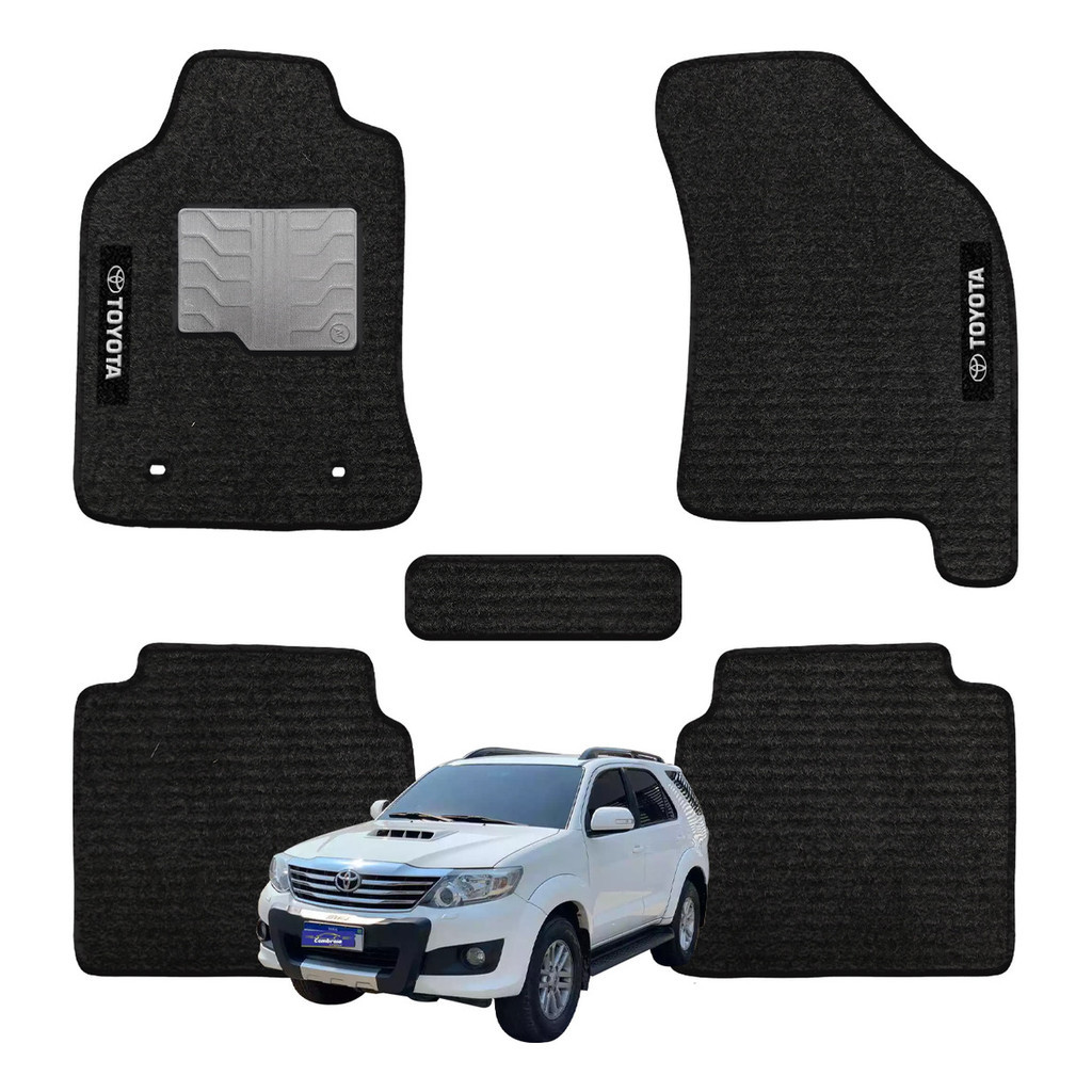 Kit de tapetes 5 peças específico SW4 2012 13 ... 15 2016 Carpete Preto