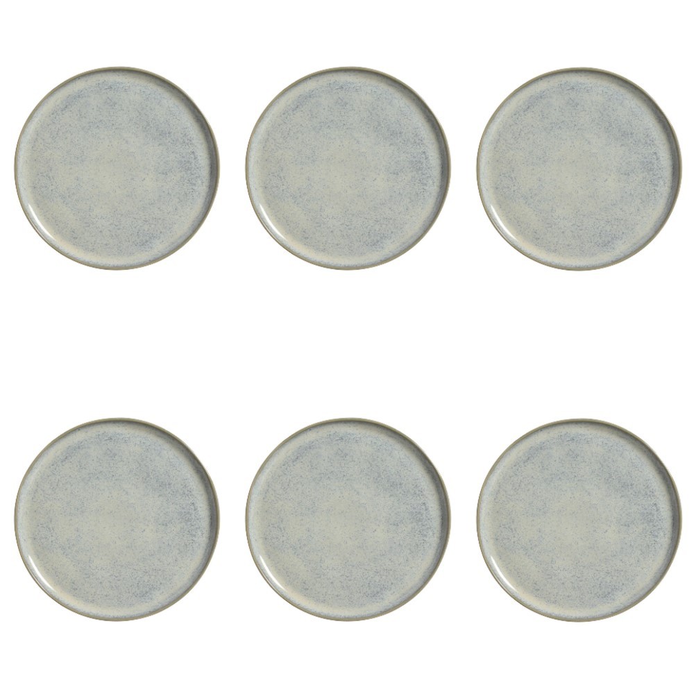 Conjunto de Pratos Rasos 06 Peças Bio Green Granite Porto Brasil em Oferta na Shopee