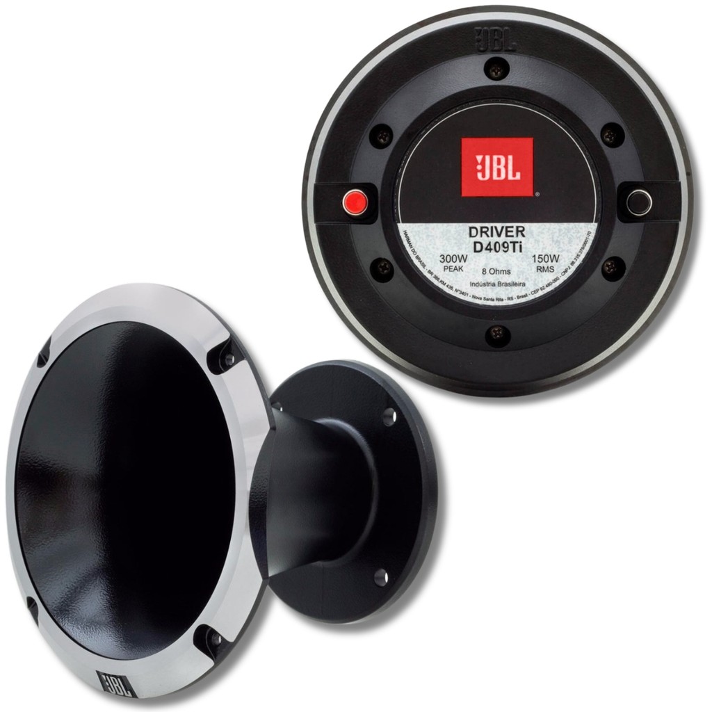 Kit Driver D409 Ti 150w + Corneta Jbl Aluminio Hl14-50