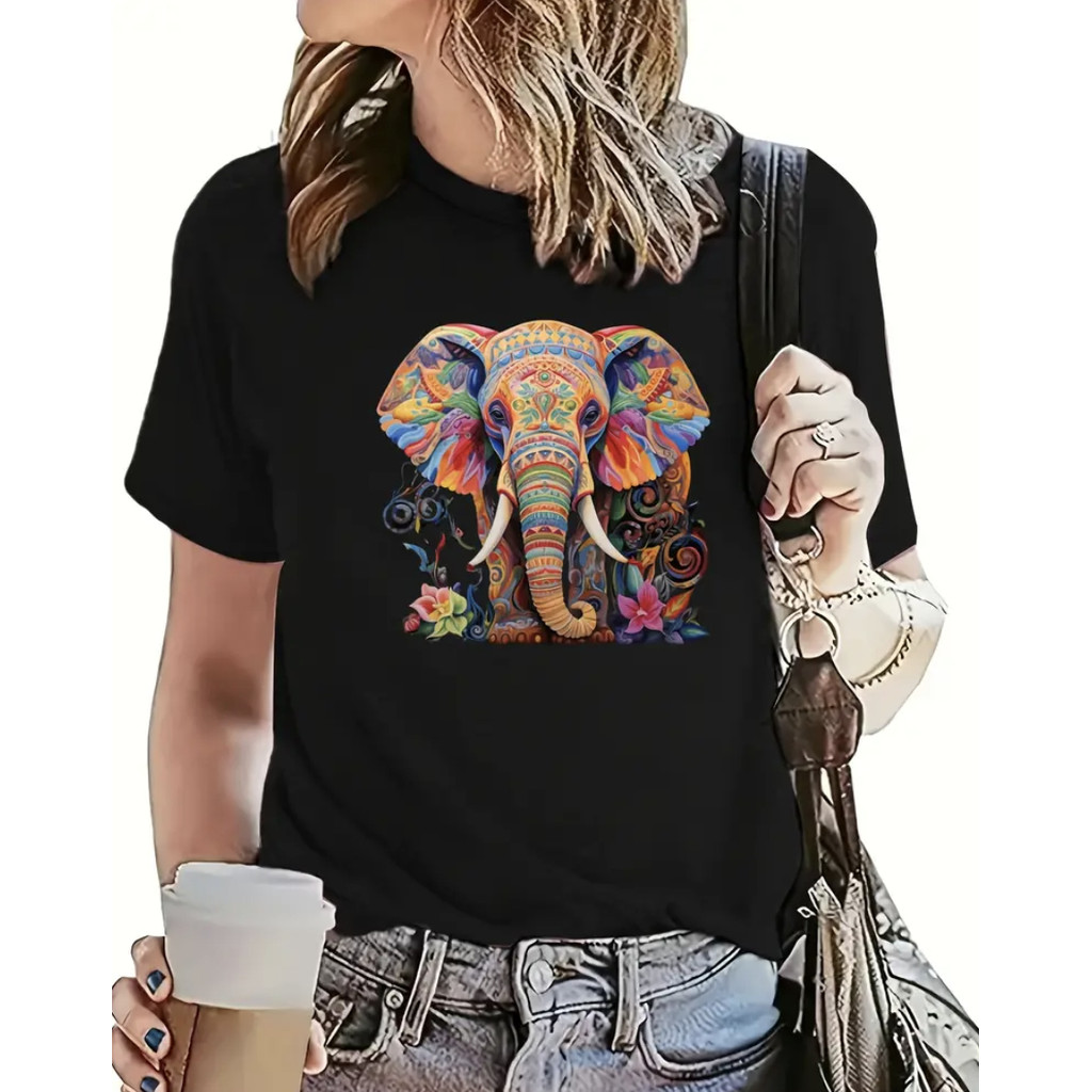 Blusa Feminina Estampa Elefante - Comprar com Melhor Preço em Blusas