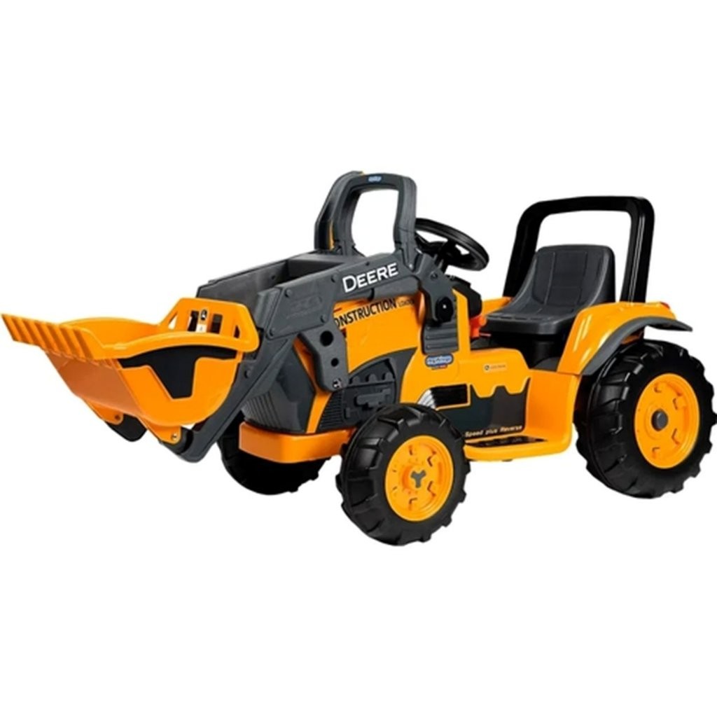 Trator Eletrico Peg Perego John Deere Construction Loader 12V