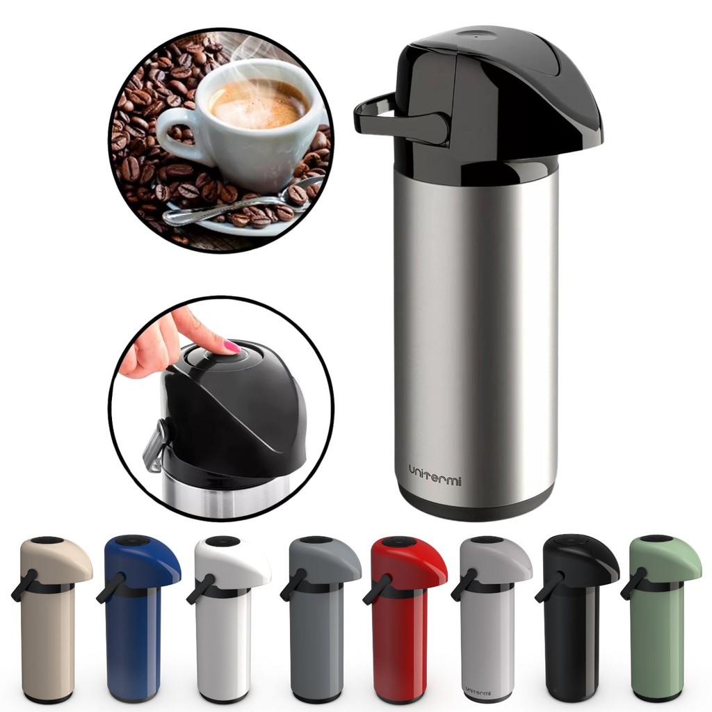Garrafa Térmica Verona 1 Litro Para Café Chá Água com Bico Antigotas - Unitermi em Oferta na Shopee