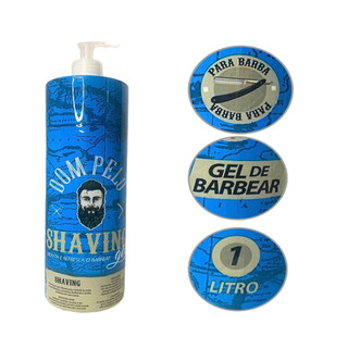 Shaving Gel Dom Pelo 1kg Profissional - Barba Suave Sem Irritações - Envio Imediato