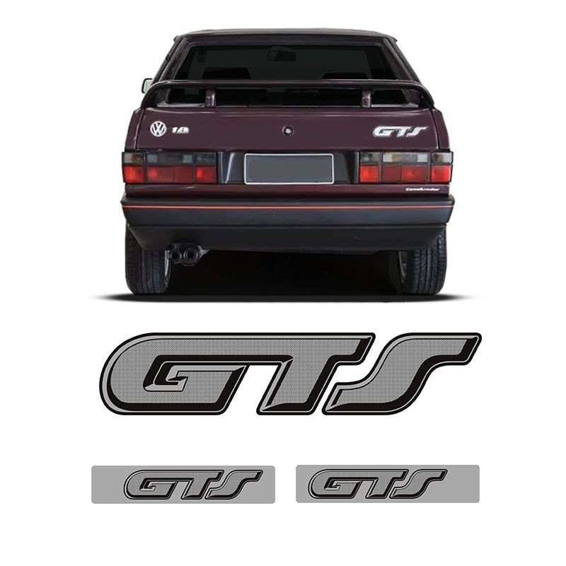Kit Gol Quadrado Gts 1991/1994 Emblemas Traseiro E Colunas em Oferta na Shopee