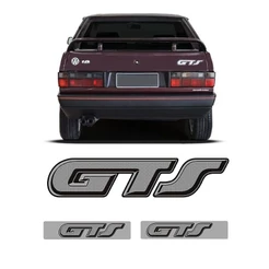 Kit Gol Quadrado Gts 1991/1994 Emblemas Traseiro E Colunas