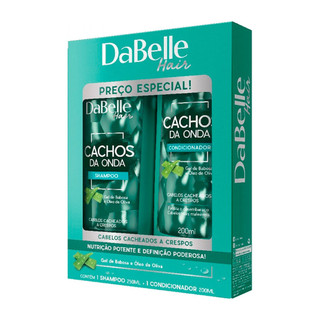 Kit Shampoo Dabelle Cachos da Onda 250ml + Condicionador 200ml em Oferta na Shopee