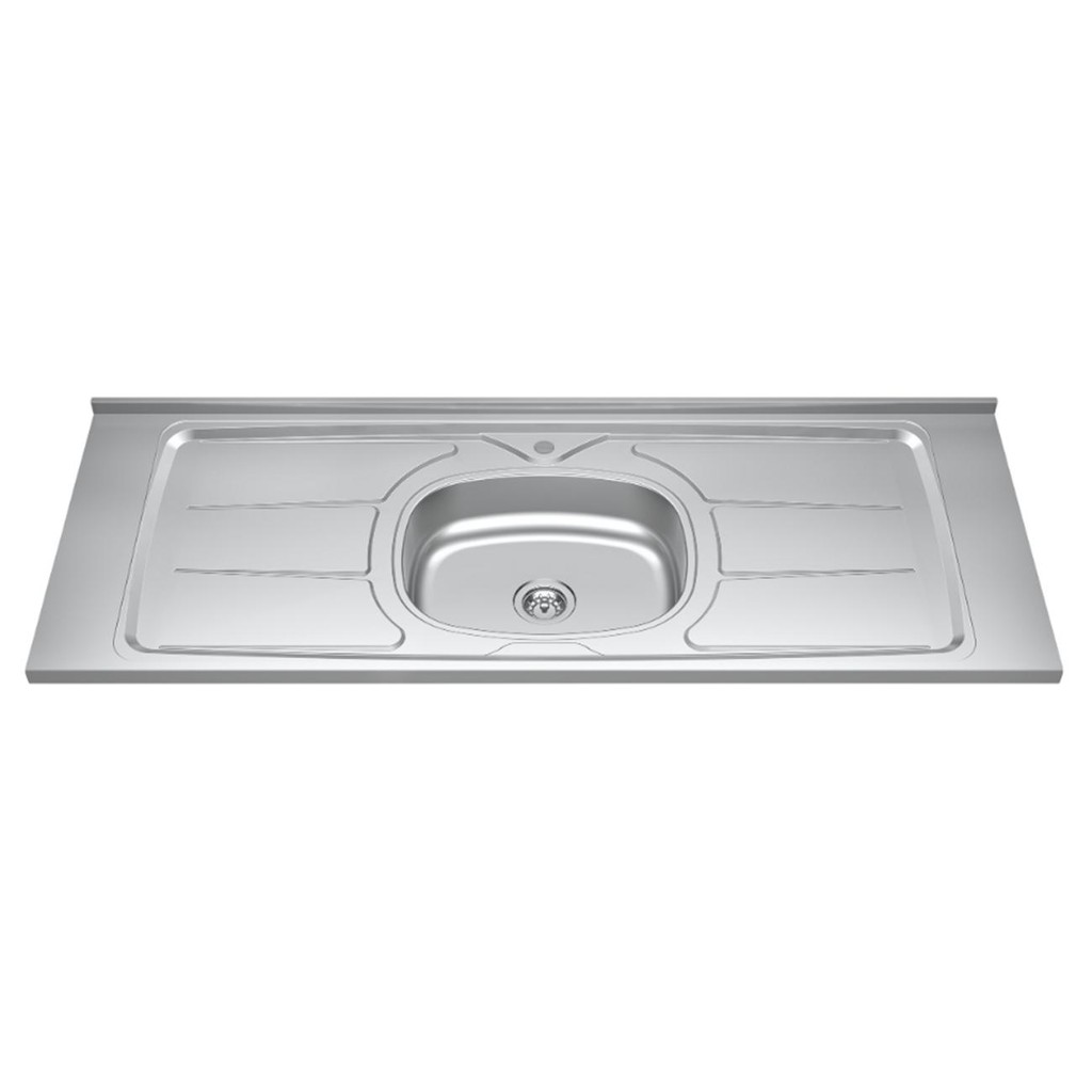 Pia de Cozinha com Cuba e Válvula Bali 140cm Aço Inox - Ghel Plus em Oferta na Shopee