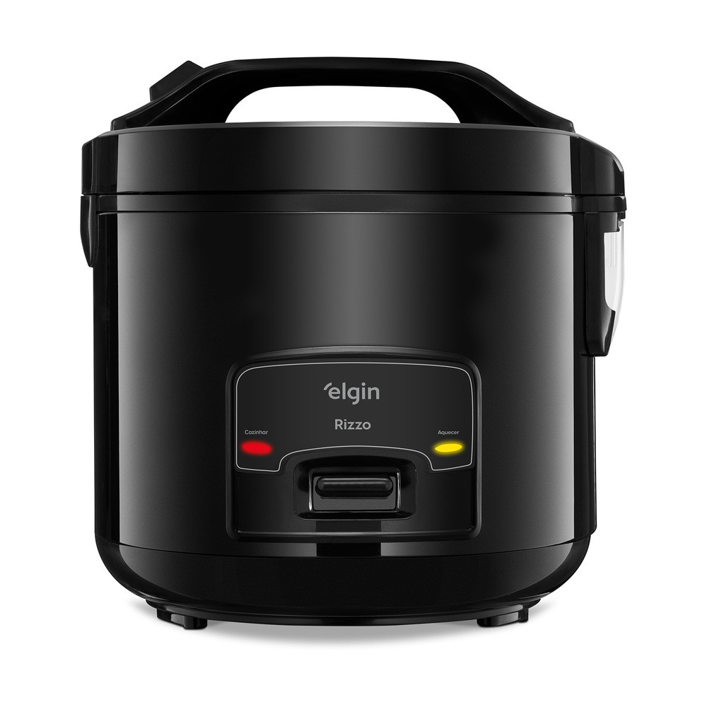 Panela De Arroz Elétrica Elgin 5 Xicaras 1L Preta 400w 127v