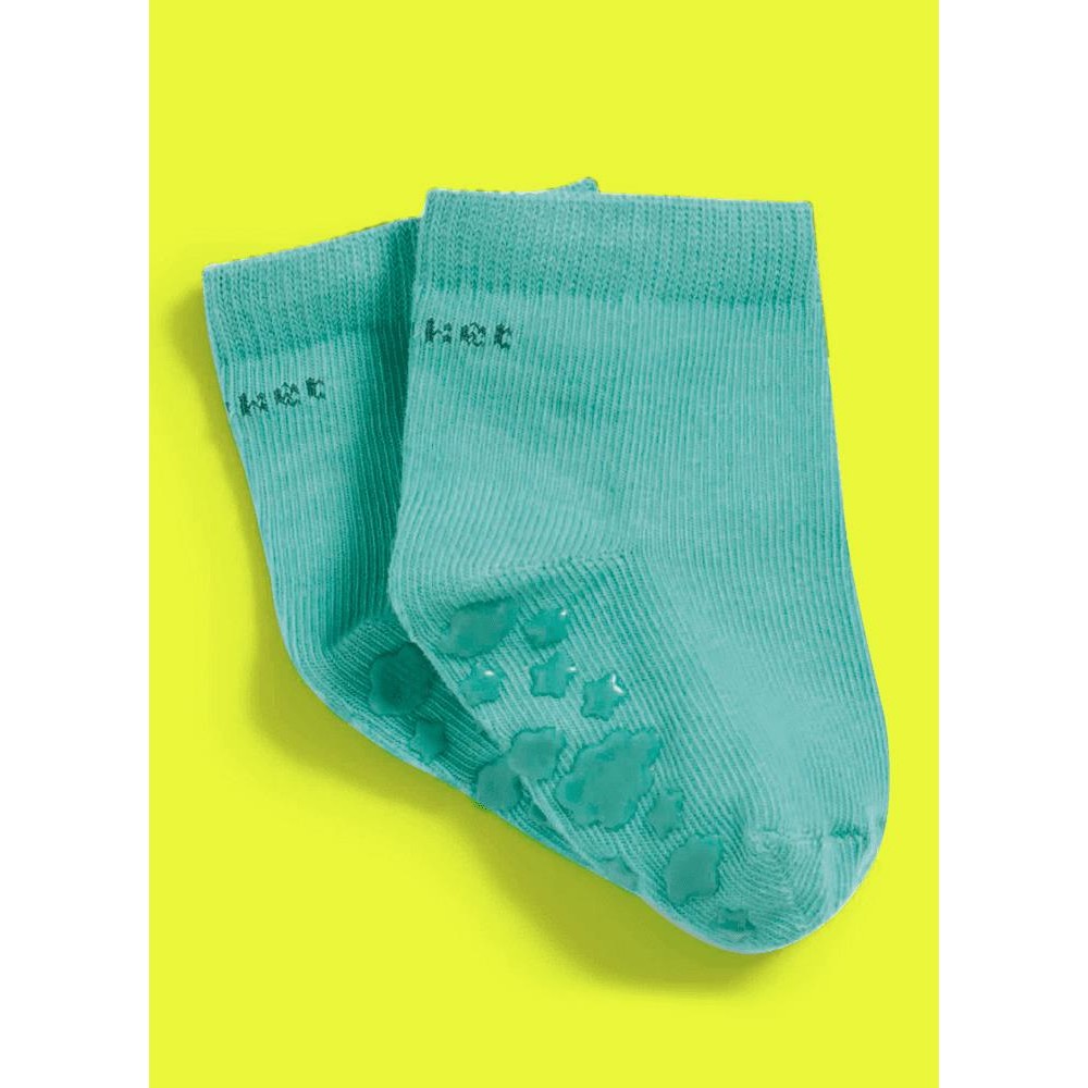 Meia Soquete Bebê Antiderrapante Lisa - Puket Meia Soquete Bebê Antiderrapante Lisa - Puket