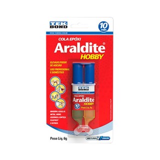Cola epóxi Araldite hobby seringa 6 g - TekBond em Oferta na Shopee