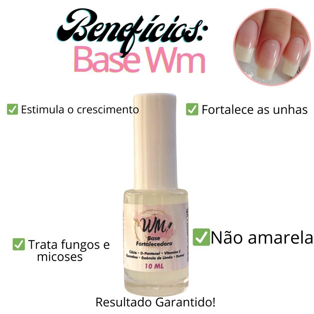 Base Fortalecedora WM . A Melhor Base Fortalecedora  Do Mercado..