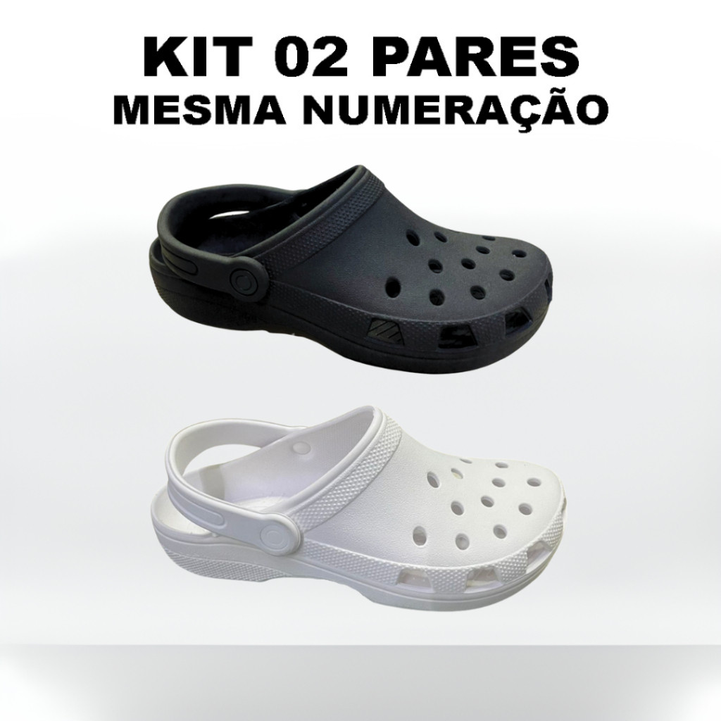 Kit 2 Chinelo Babuche Unissex Leve Confortável Promoção em Oferta na Shopee