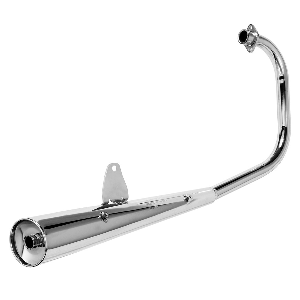 Detalhes do Escapamento  Dafra Speed  Ml 1 Abafador Com Suporte Protetor