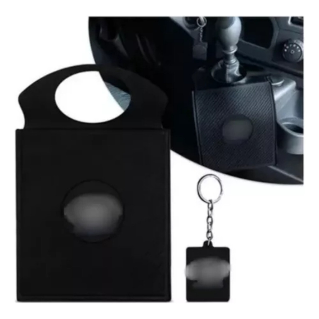 Kit Automotivo Porta Lixo Lixeirinha Lixeira + chaveiro -> Creta, HR, Ix35 - PVC