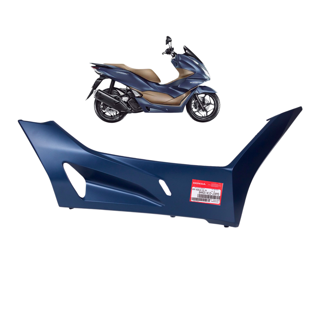 Tampa Lateral Piso Direito Pcx 160 Dlx 2023 A 2024 Azul Original Honda