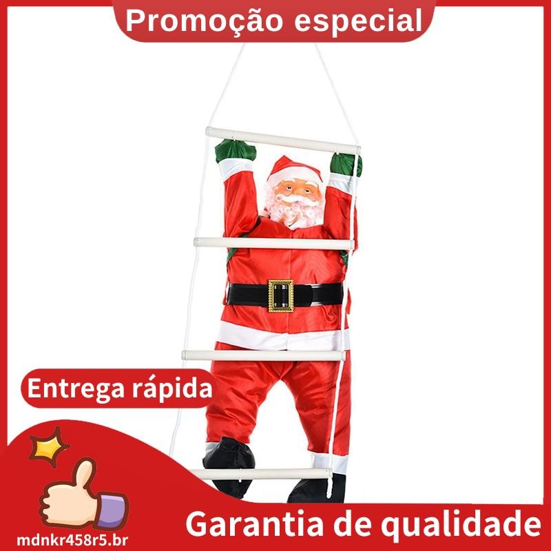 Escada De Corda De Escalada Papai Noel Pingente De Natal Pendurado Boneca Enfeite De Árvore Decoração De Casa Ao Ar Livr