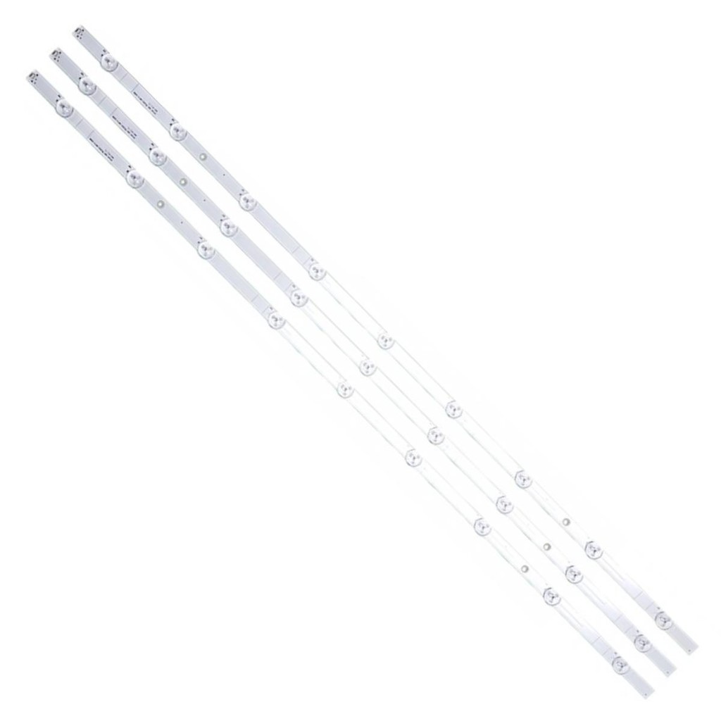 Kit 3x Barra LED original Alumínio TV Philips e AOC 43 M08-TP43030-0901N-4131C