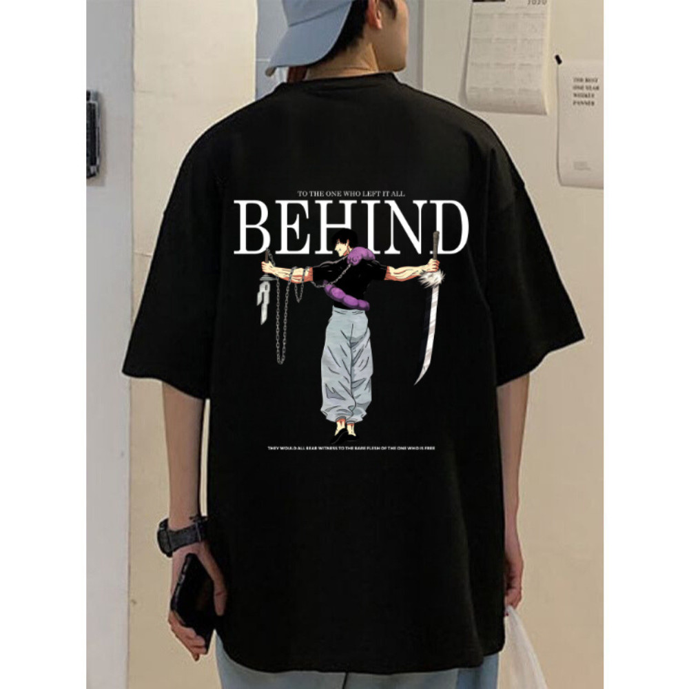 Camiseta Oversized Toji Japones Anime Manga Larga Caimento Perfeito Streetwear Lançamento