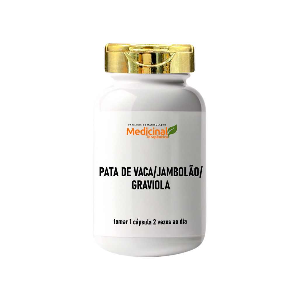 Pata de Vaca com Jambolão e Graviola 60 Cáps. Medicinal