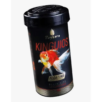 Ração Kinguio black line floating Poytara 400GR