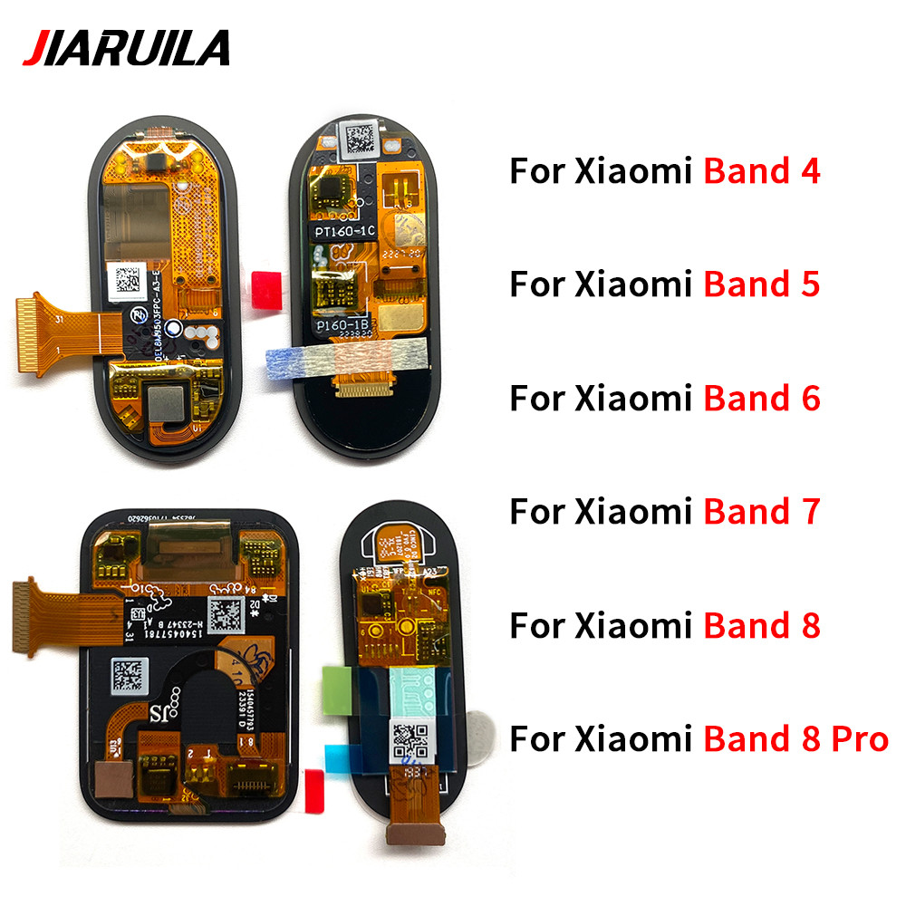Peças De Reparo Para Xiaomi Mi Band 4 5 6 7 8 9 Active Pulseira Display LCD Digitador Da Tela Toque